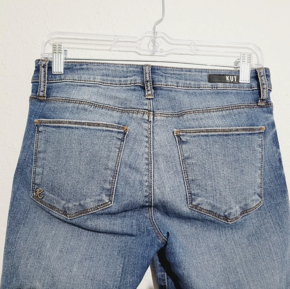 KUT From the Kloth Kurvy Diana Crop Skinny Jeans Women’s Size 4 Stretch Denim - Picture 5 of 14